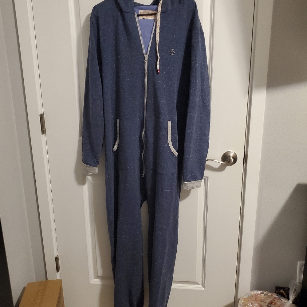 Penguin men's one piece pajamas